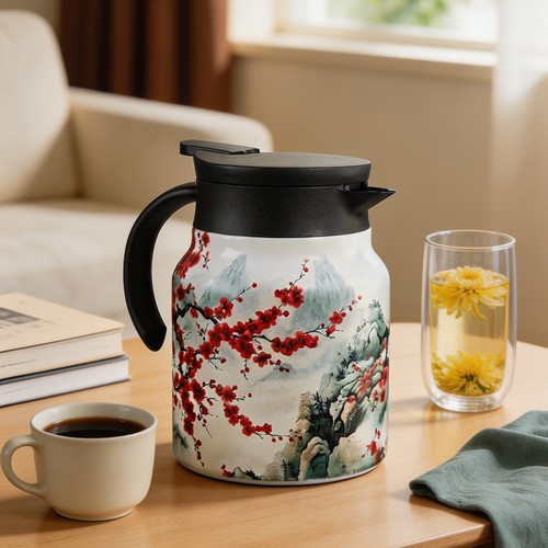 Thermos flask vacuum - thermos,