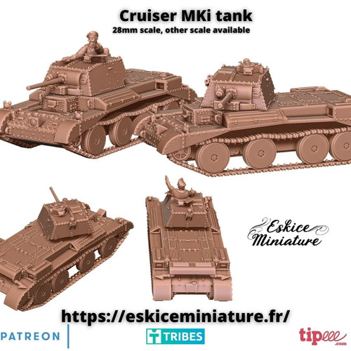 Wwii british cruiser mark - british,