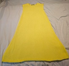 Zara Bright Yellow Knitted