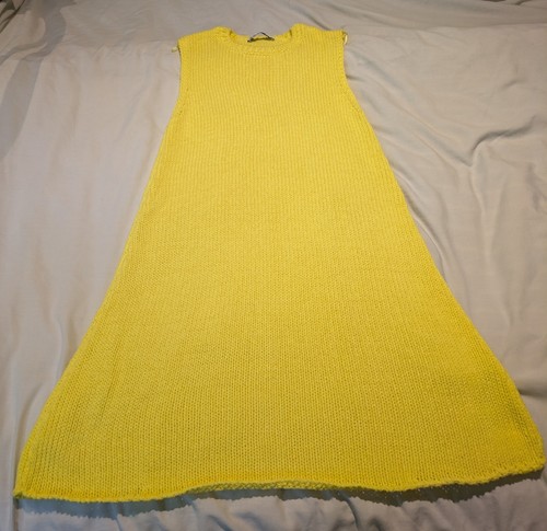 Zara bright yellow knitted - zara,