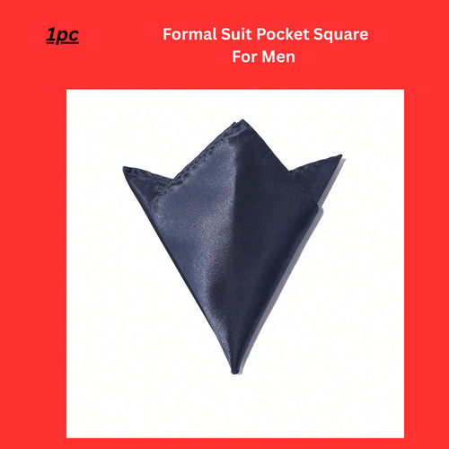 Plain satin pocket square - pocket, silk