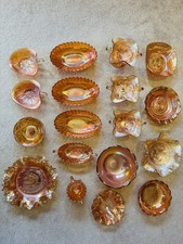 Beautiful Carnival glass -  18 Items
