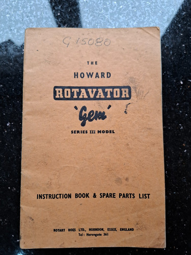 Howard gem series - series, rotavator