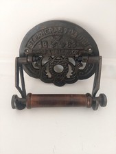 Victorian Style Toilet Roll Holder Railway Theme St Pancras London Train Station