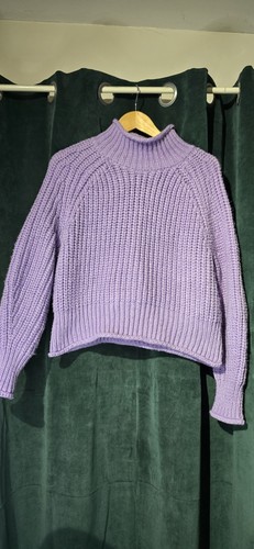 Lilac oversized chunky - h&m,