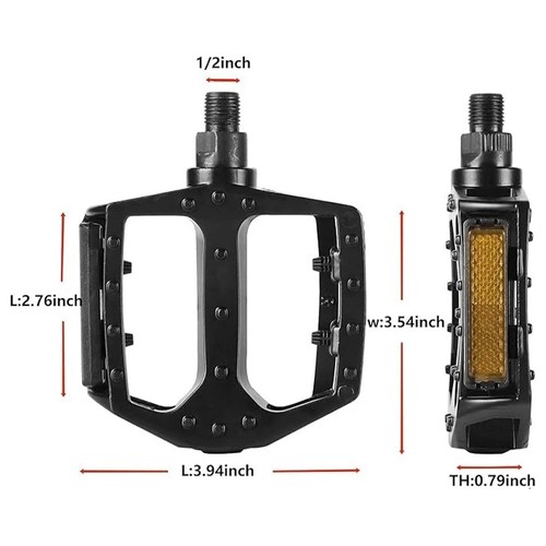 Bicycle pedals metal alloy - bicycle,