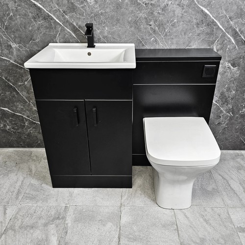 Black vanity suite 1050mm - black,