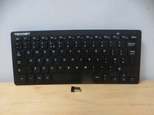 TECKNET 2.4G Wireless Keyboard For Windows/Chrome OS UK Layout Compact GWBS