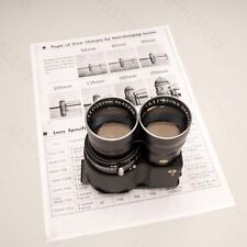 Mamiya Sekor 250mm f/6.3 Lens For Mamiya C330, C220 + Printed Info