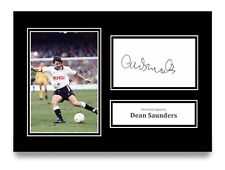 Dean Saunders Signed A4 Photo