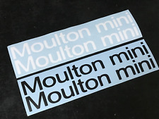 2 MOULTON MINI DOWNTUBE DECALS