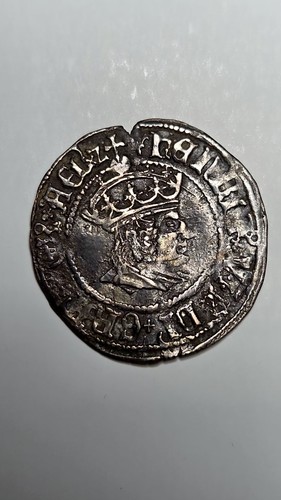 Henry vll half - half-groat, silver