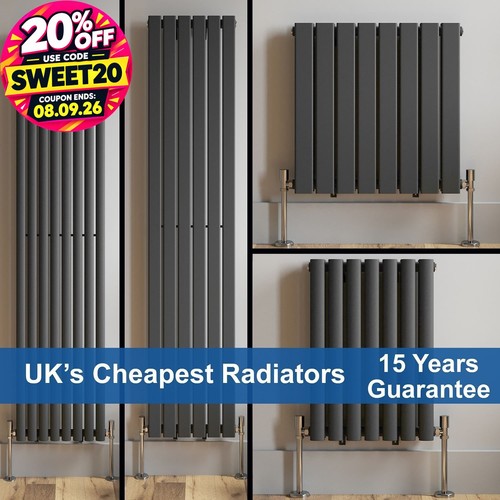 Anthracite designer radiator - designer,