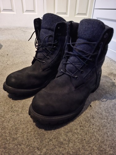 Timberland mens black boots - mens,