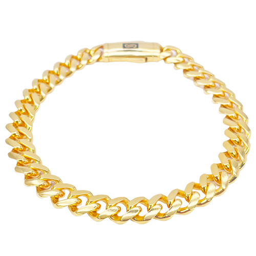 22ct gold cuban bracelet - 22ct,