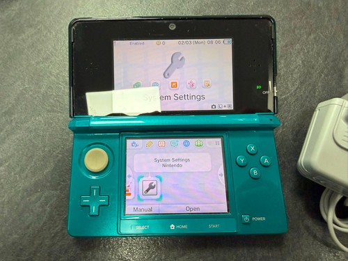 Nintendo 3ds aqua - nintendo,