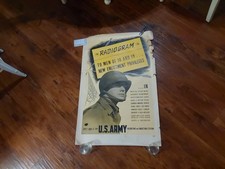 1942 WWII Poster US Army