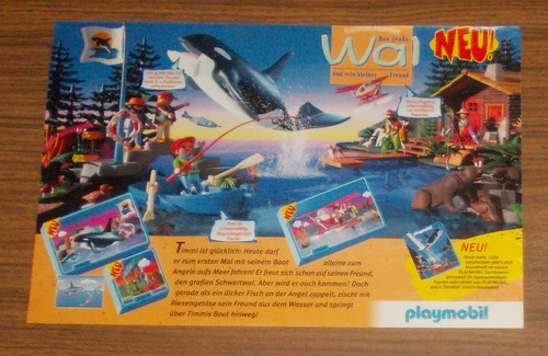 Rare advertising playmobil log - rare,