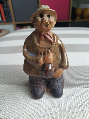 Vintage tremar pottery figure - vintage,
