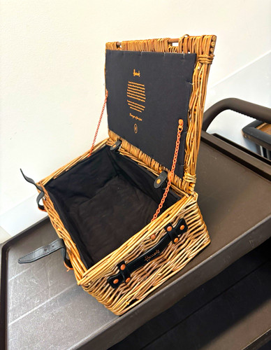 Harrods wicker picnic - picnic, basket