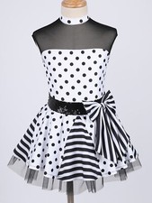 UK Girls Polka Dots Mesh Tutu