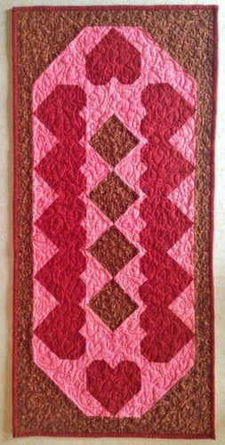 Pattern hearts chocolate - pattern,,