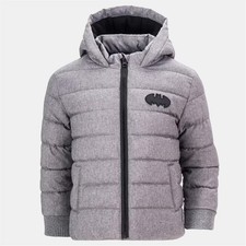 Character Kids Boys Padded Coat Infant Jacket Top Long Sleeve Lightweight Hooded