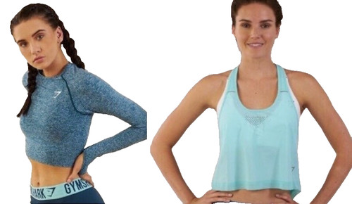 Gymshark aqua bar back - gymshark, t