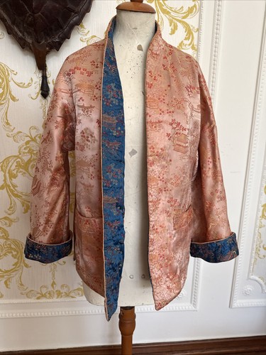 Vintage 1940s chinese silk - vintage,