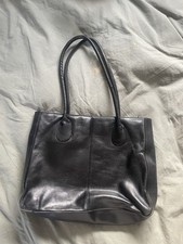 Suzy Smith Vintage Black Leather Handbag