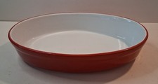 Vintage Rayware Red Oval Oven