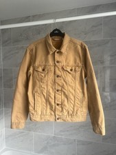 Levi's Premium Men's Canvas Trucker Jacket Denim - Medium - Brown