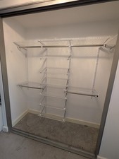 Interior Wardrobe Storage Solution with 4*Half 2full Rail Hanging Shoes Storage