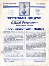 Tottenham fulham 1960 1961 - v,