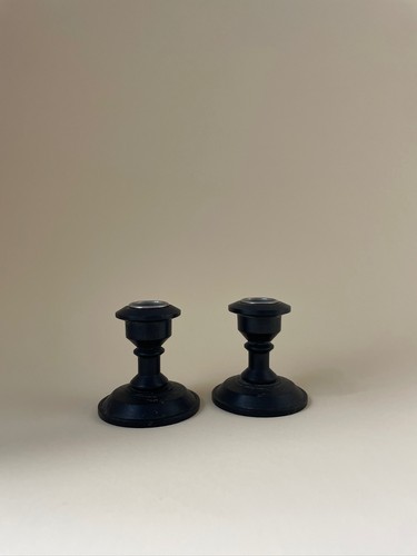 Antique ebony candle - ebony,