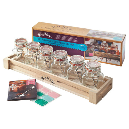 Kilner glass spice jar - kilner,