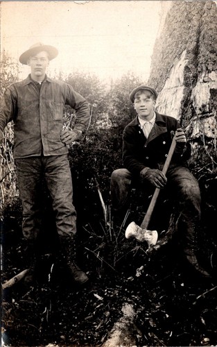 Lumbermen double bit axe - lumbermen,