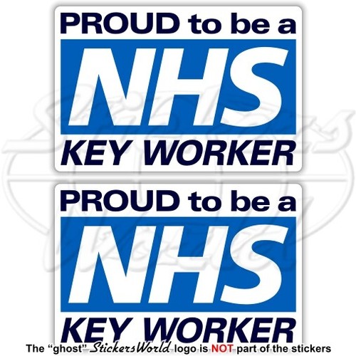 Nhs proud key worker - proud, vinyl