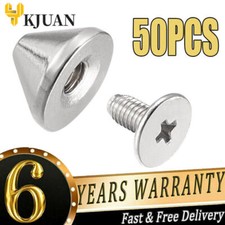 50 Sets 9x6mm Screw Back