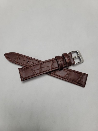 Omega 18mm brown leather - 18mm,