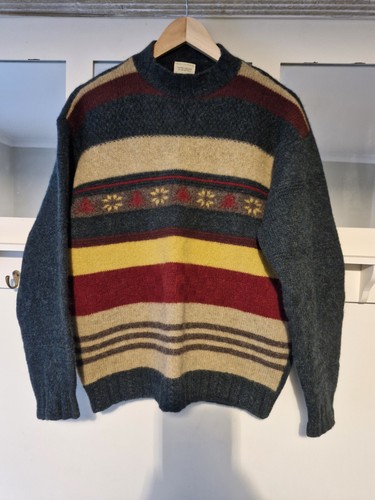 Vtg pure shetland wool united - shetland,