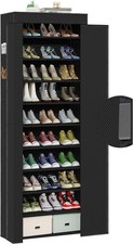 Shoe Rack with Cover, Tall