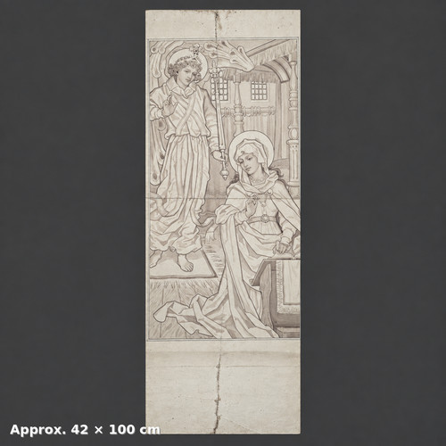 1930 annunciation stained - c.1930,