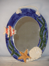 Quirky Ceramic Wall Mirror