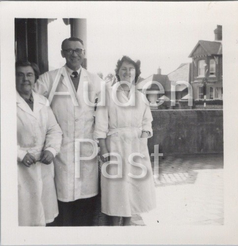 Three staff white coats - white,