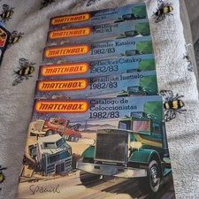 Matchbox Catalogues 1982/83 in Spanish, Finnish,  USA, German, Dutch & French 