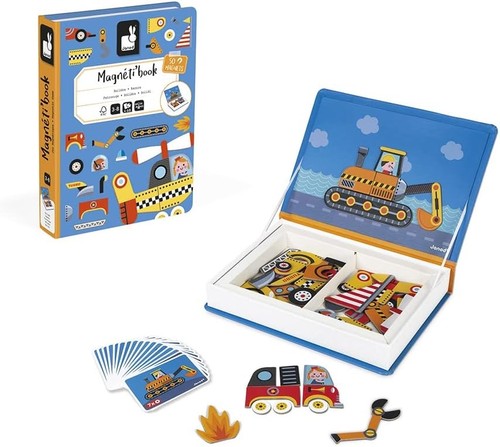 Janod magneti book racing - janod, magneti’book
