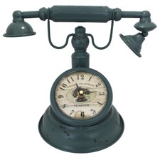 Hometime Metal Mantel Clock -