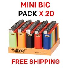 20 X BIC MINI LIGHTER Long