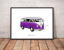 VW Camper Split Screen Artwork